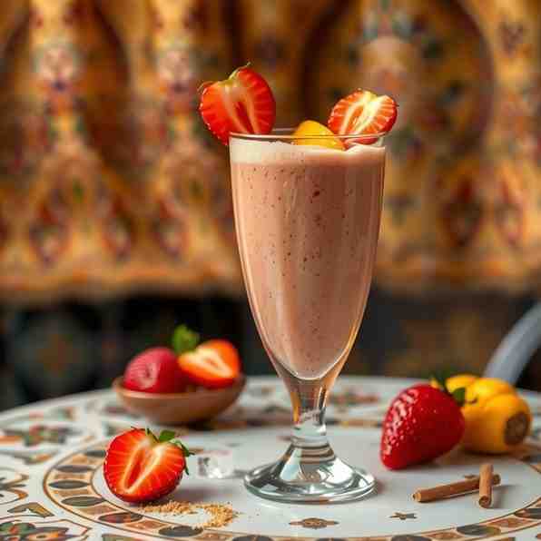 Strawberry Mango Smoothie - Ramadan Drinks